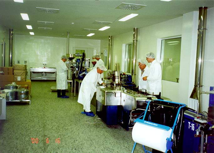 Gyógyszertabletta gyártó és csomagoló üzem – ZAO-Richter Gedeon – Farmograd